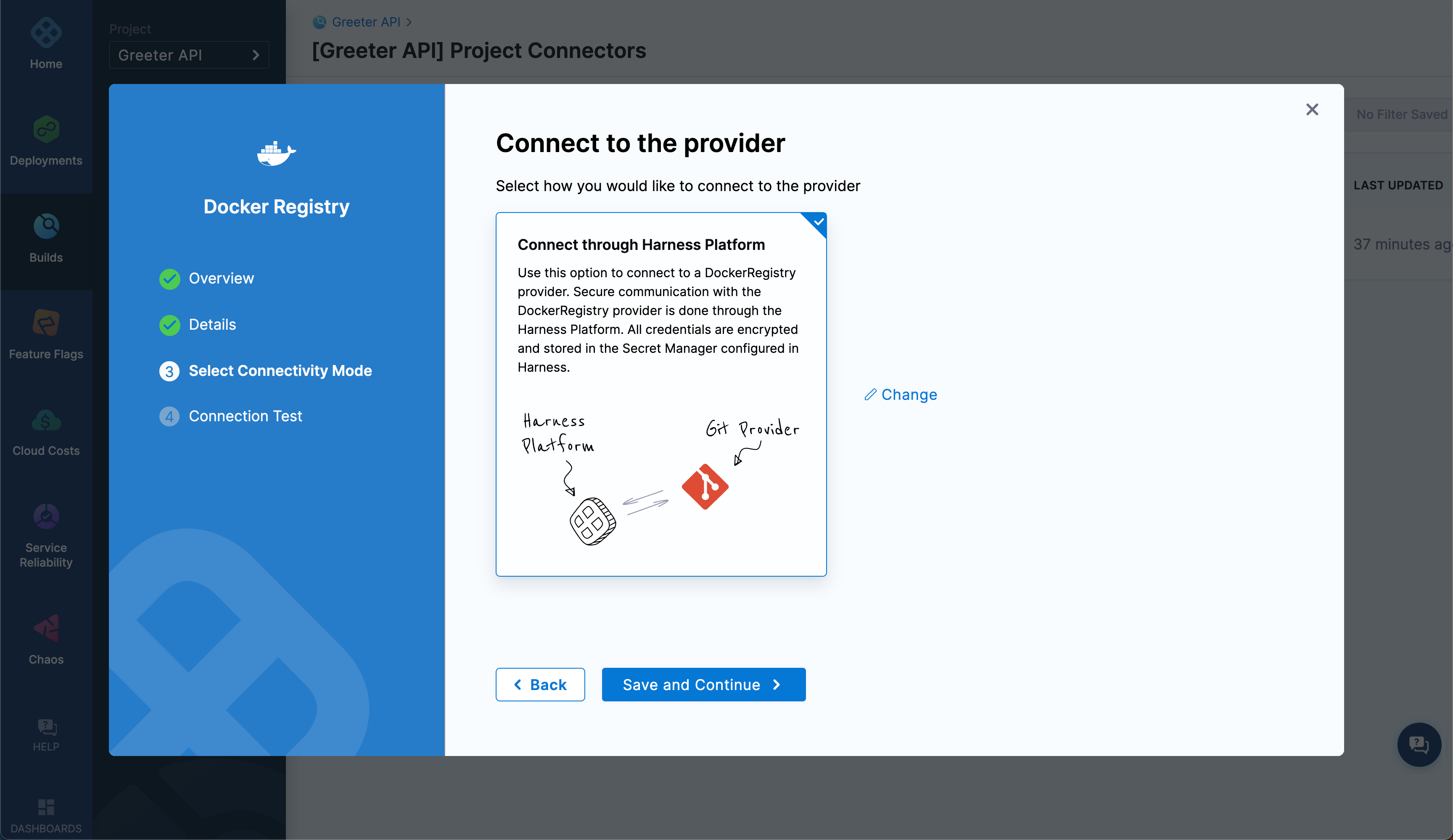 Docker Connector Connectivity Mode