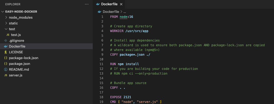 Docker File