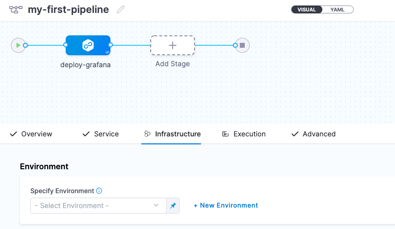 First Pipeline no Env