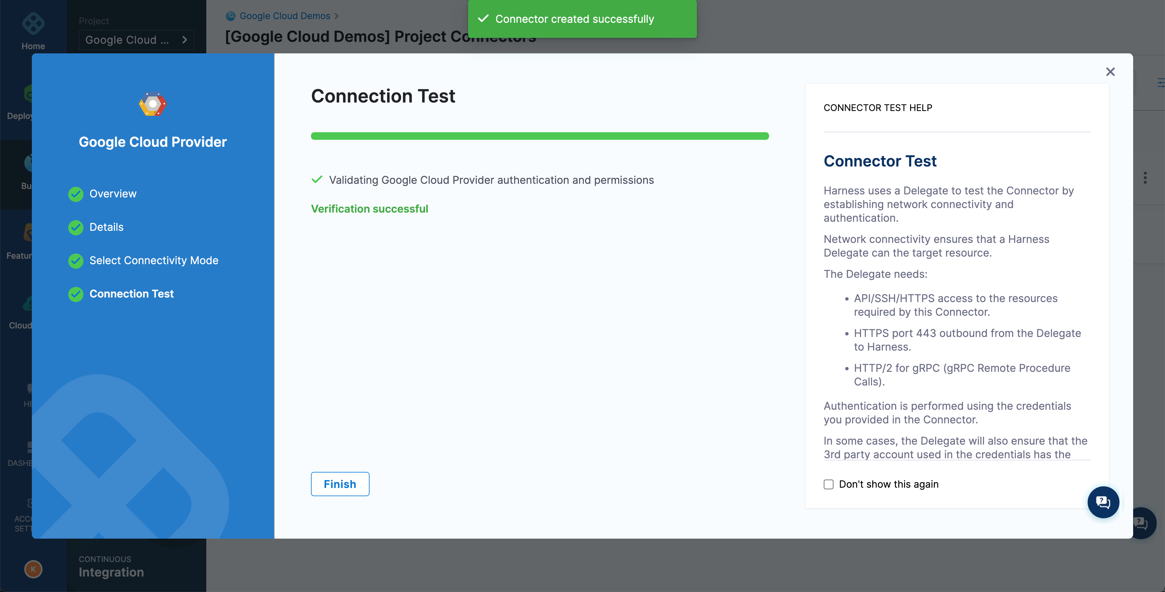 Docker Connector Success