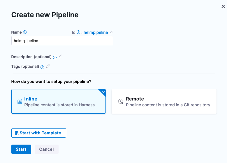 Inline Pipeline