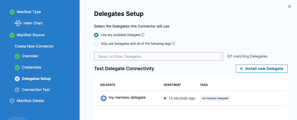 Manifest Delegate