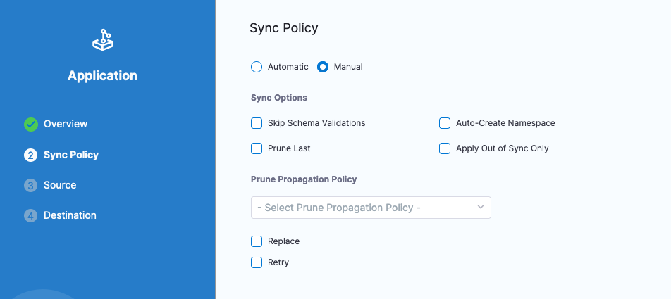 Sync Policy